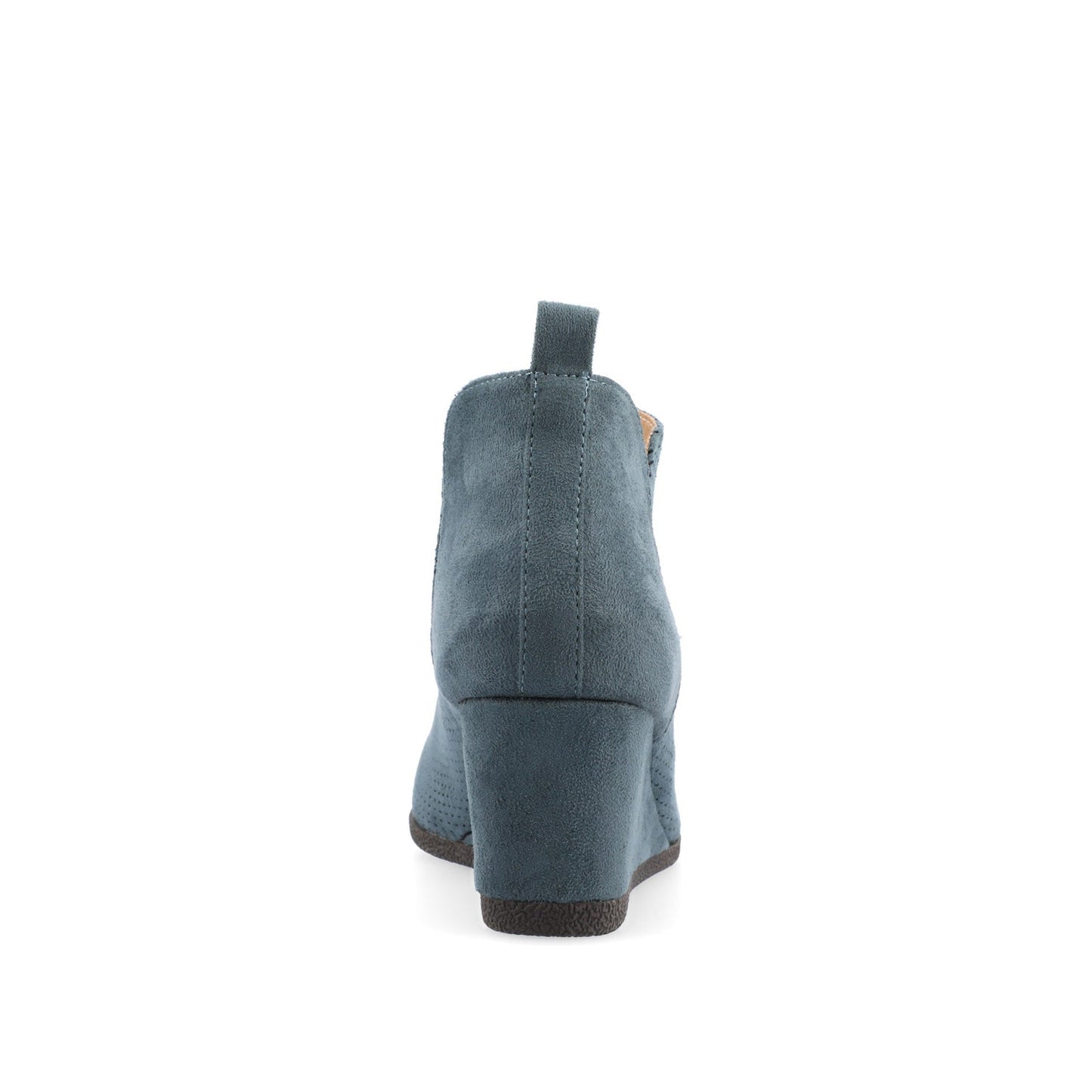 Journee MYLEE WEDGE HEELED BOOTIES IN WIDE - Blue