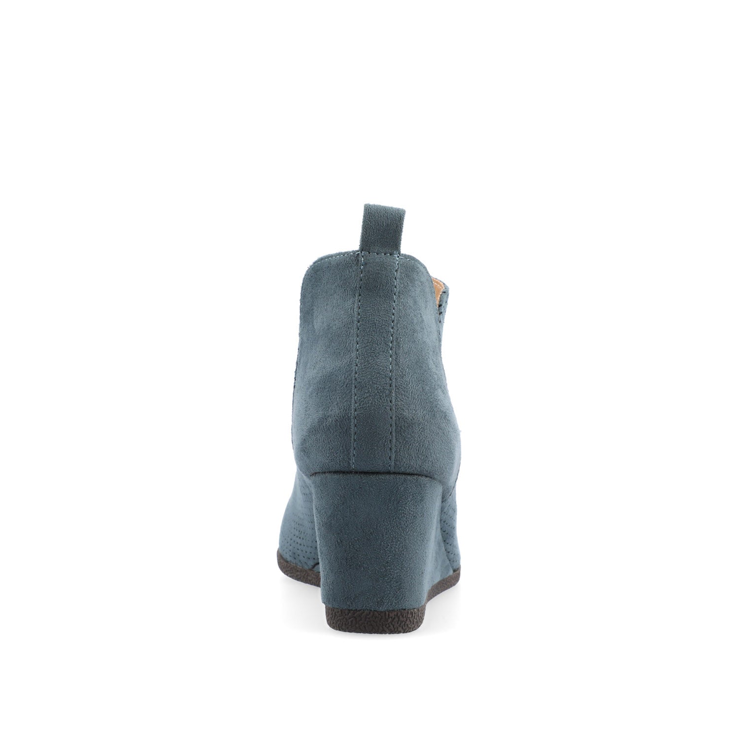 Journee MYLEE WEDGE HEELED BOOTIES IN WIDE - Blue