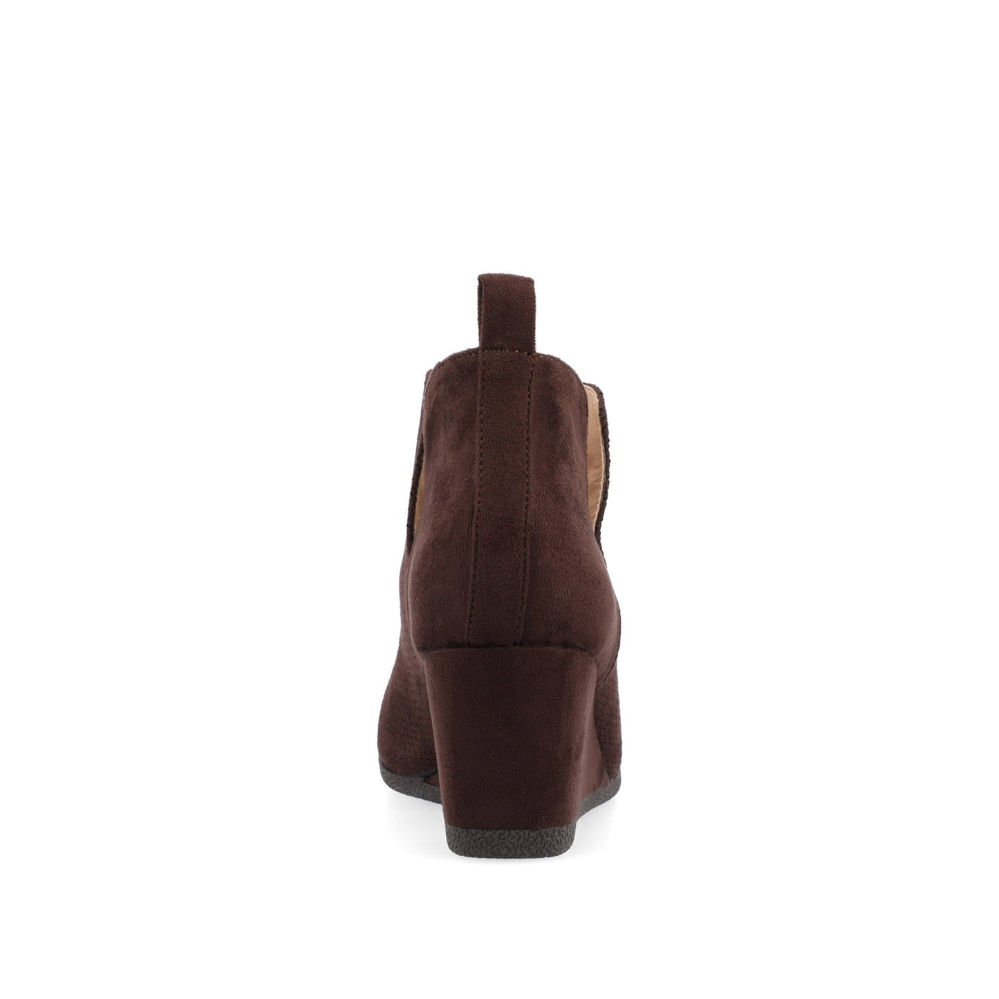 Journee MYLEE WEDGE HEELED BOOTIES IN WIDE - Brown
