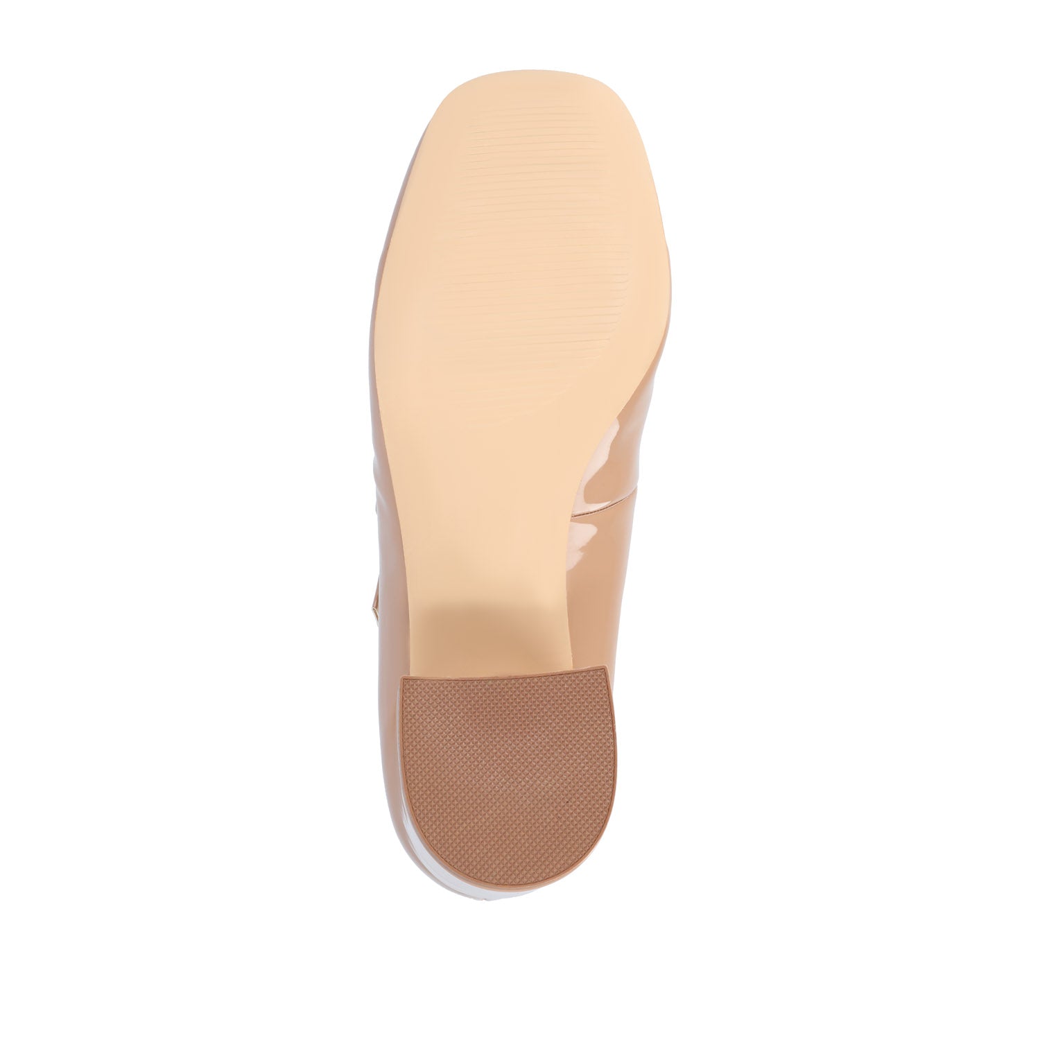 Journee OKENNA MARY JANE PUMP HEELS IN WIDE - Nude