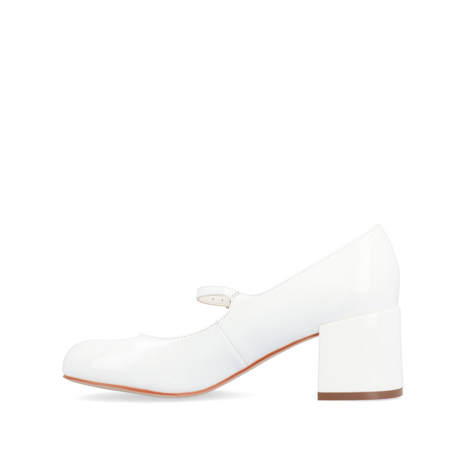 Journee OKENNA MARY JANE PUMP HEELS IN WIDE - White