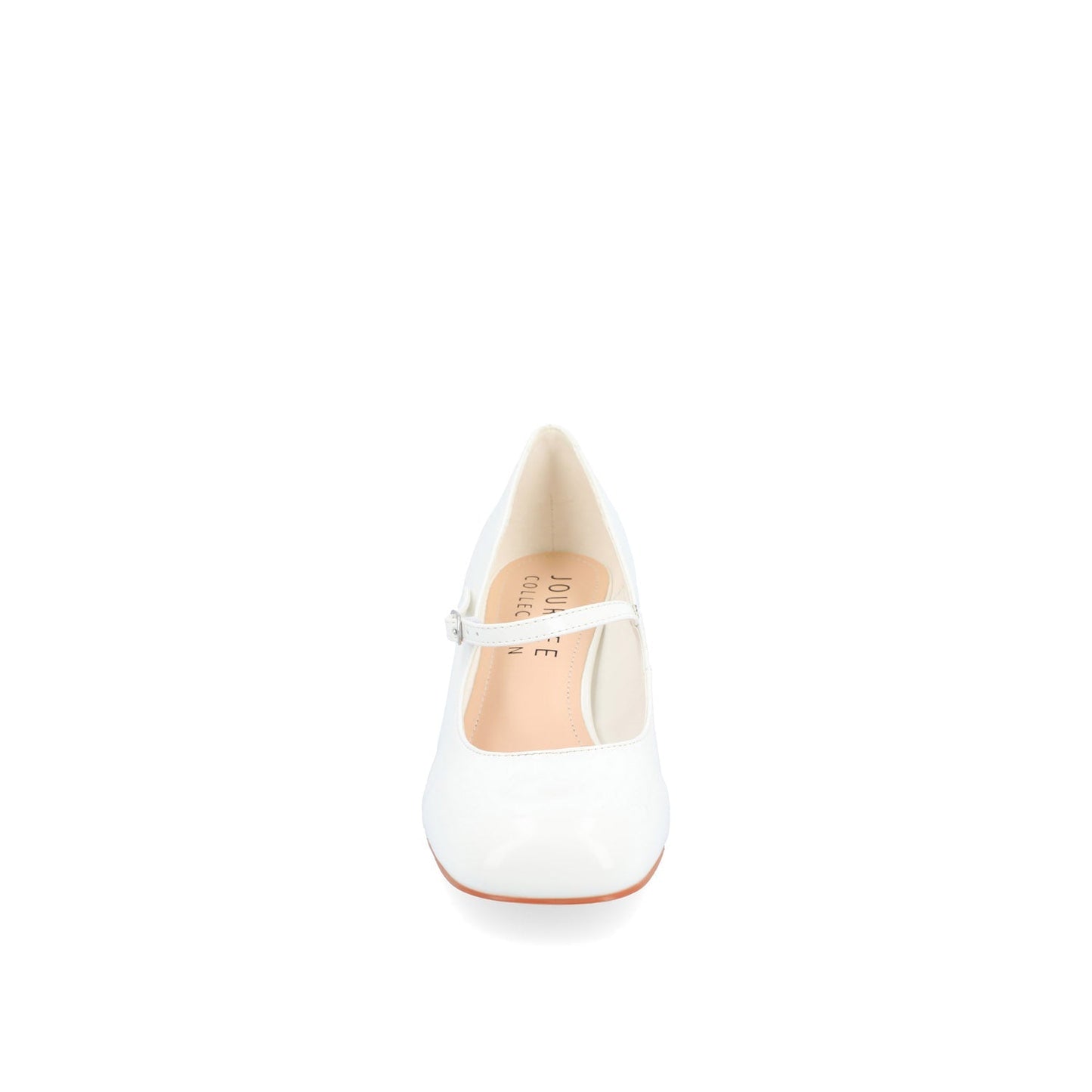 Journee OKENNA MARY JANE PUMP HEELS IN WIDE - White