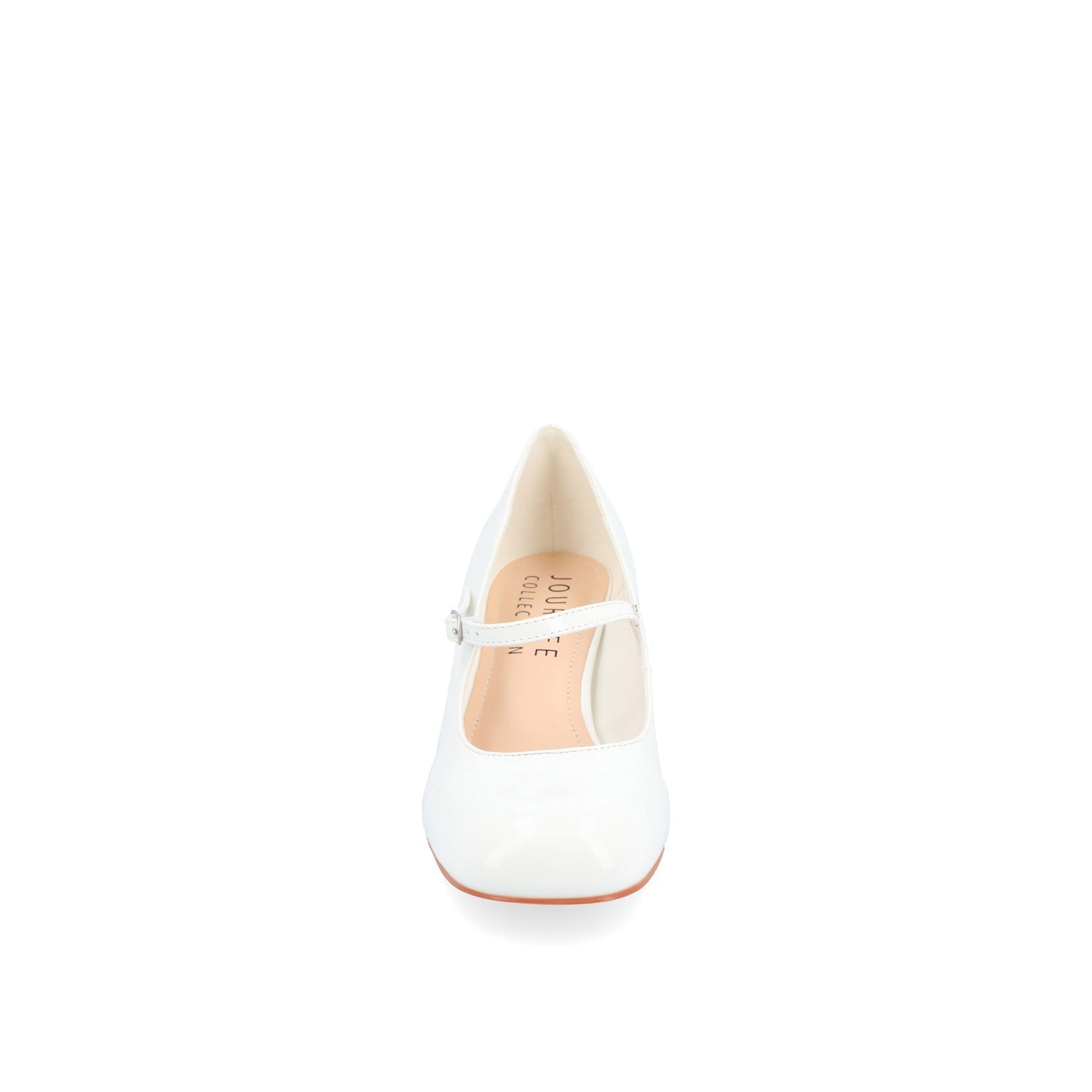 Journee OKENNA MARY JANE PUMP HEELS IN WIDE - White