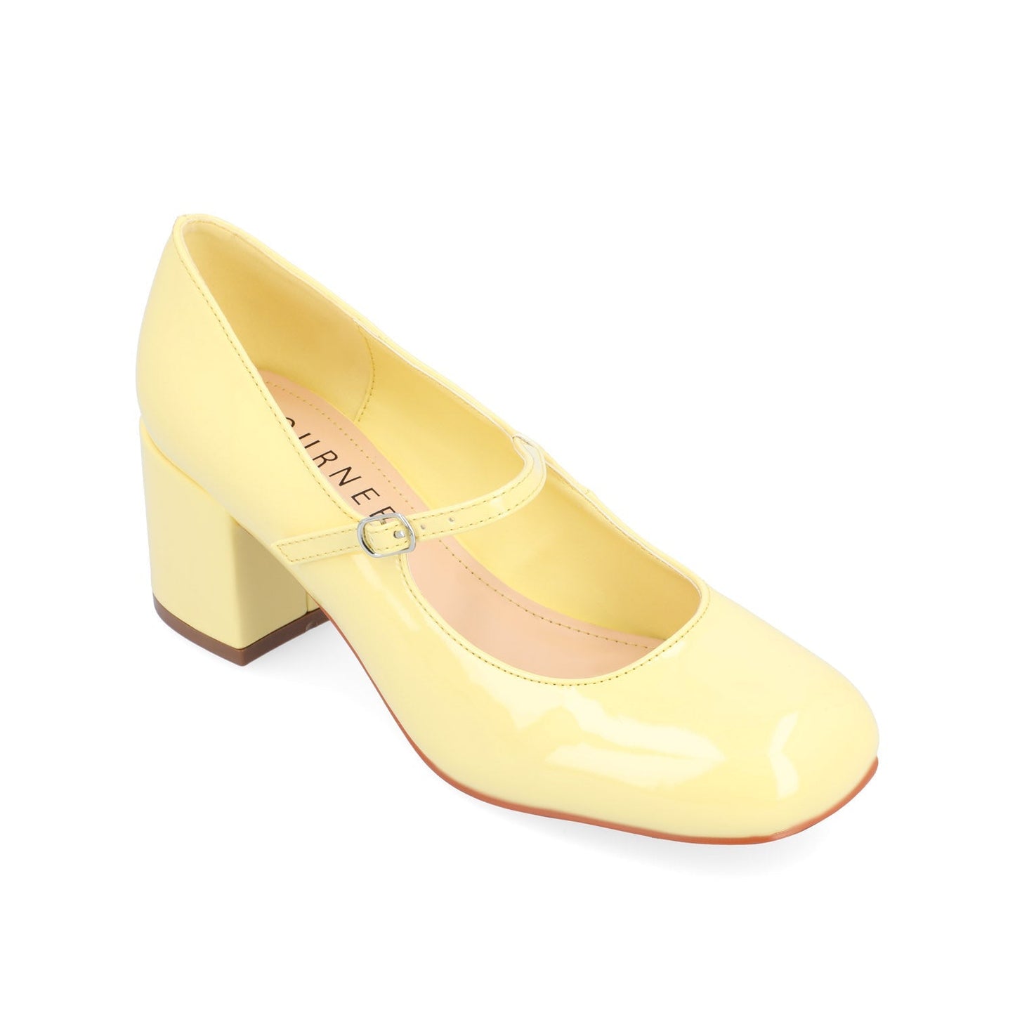 Journee OKENNA MARY JANE PUMP HEELS IN WIDE - Yellow