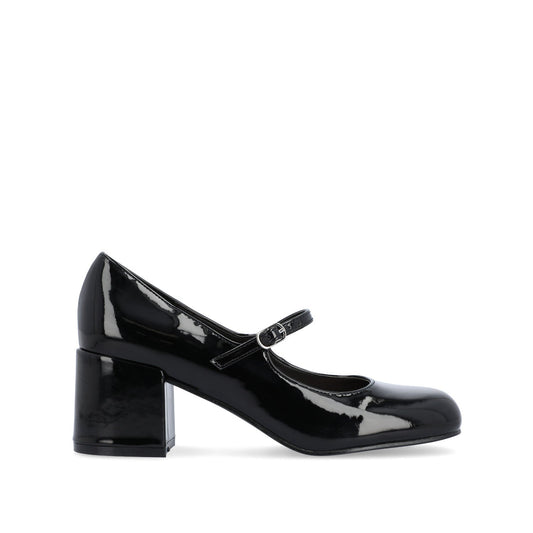 Journee OKENNA MARY JANE PUMP HEELS IN WIDE - Black