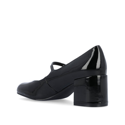 Journee OKENNA MARY JANE PUMP HEELS IN WIDE - Black