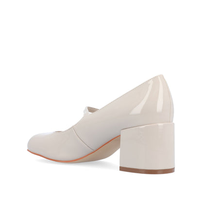 Journee OKENNA MARY JANE PUMP HEELS IN WIDE - Grey