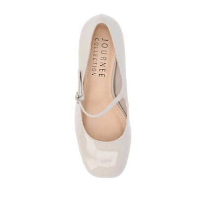 Journee OKENNA MARY JANE PUMP HEELS IN WIDE - Grey
