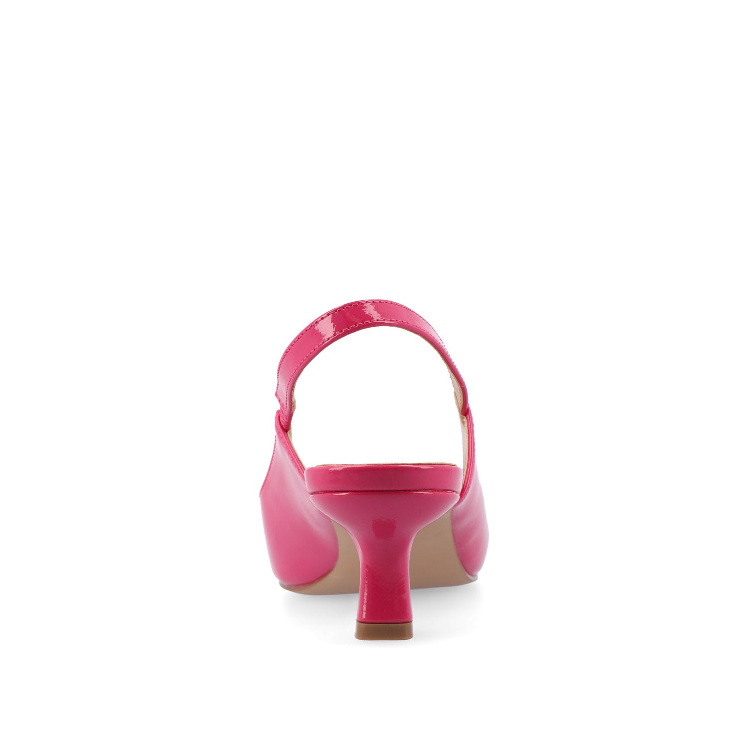 Journee PAULINA STATEMENT KITTEN HEELS IN WIDE - Patent Pink