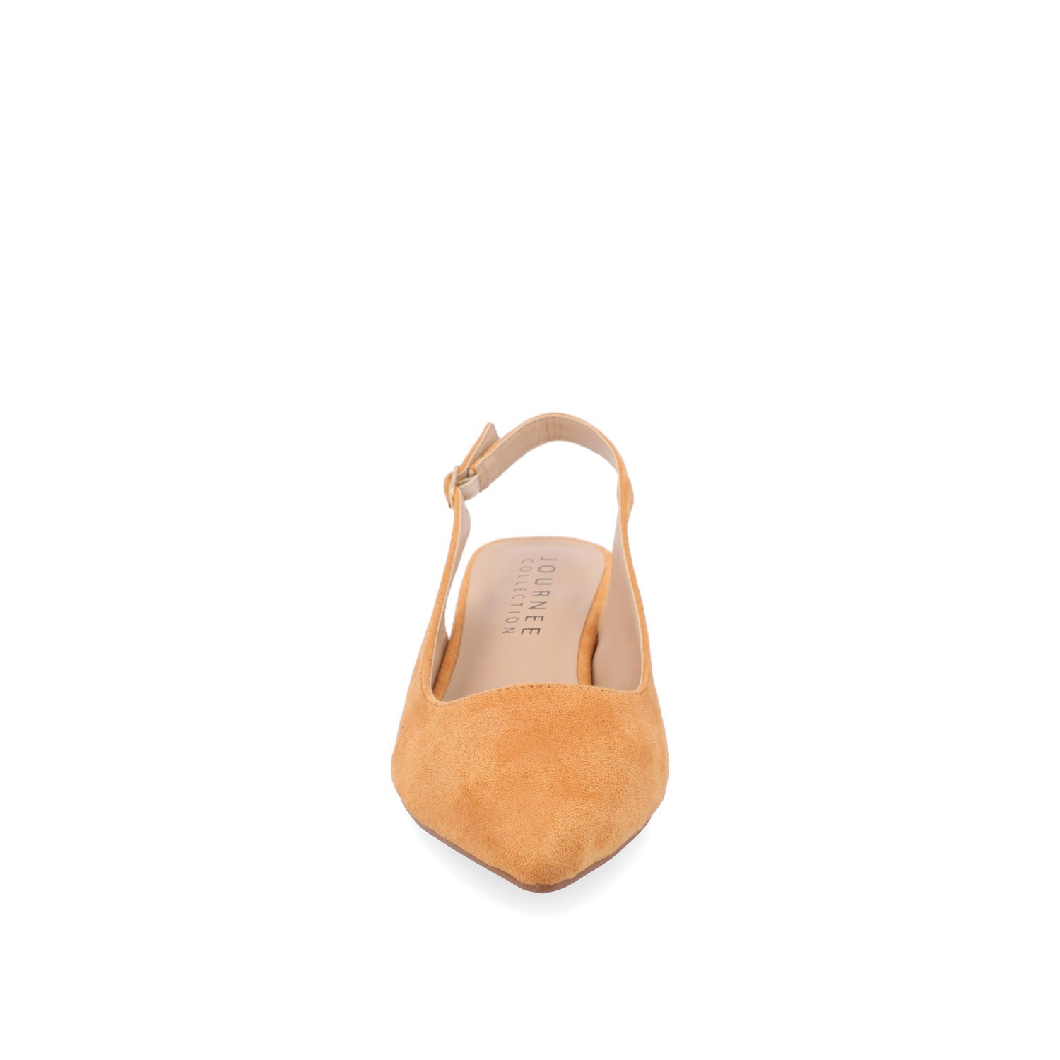 Journee SYLVIA LOW BLOCK HEELS IN WIDE - Tan