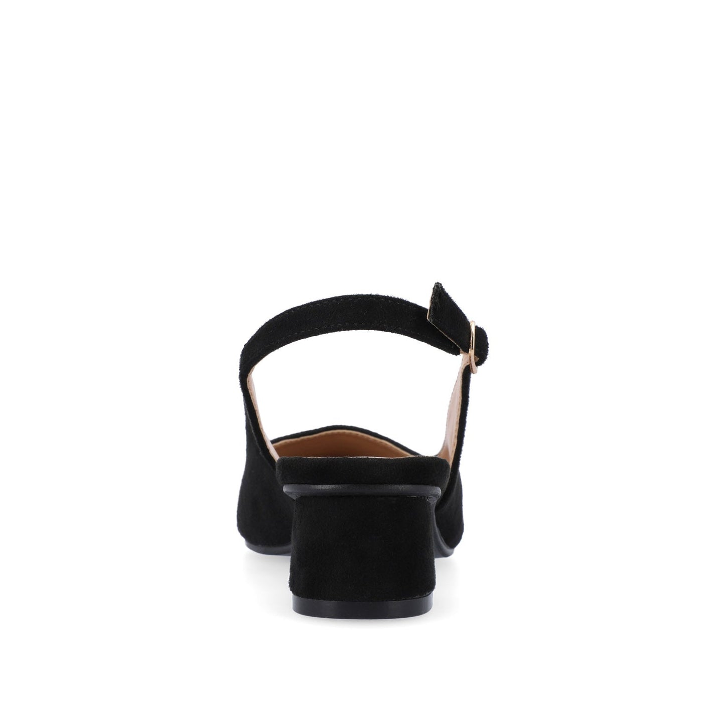 Journee SYLVIA LOW BLOCK HEELS IN WIDE - Black