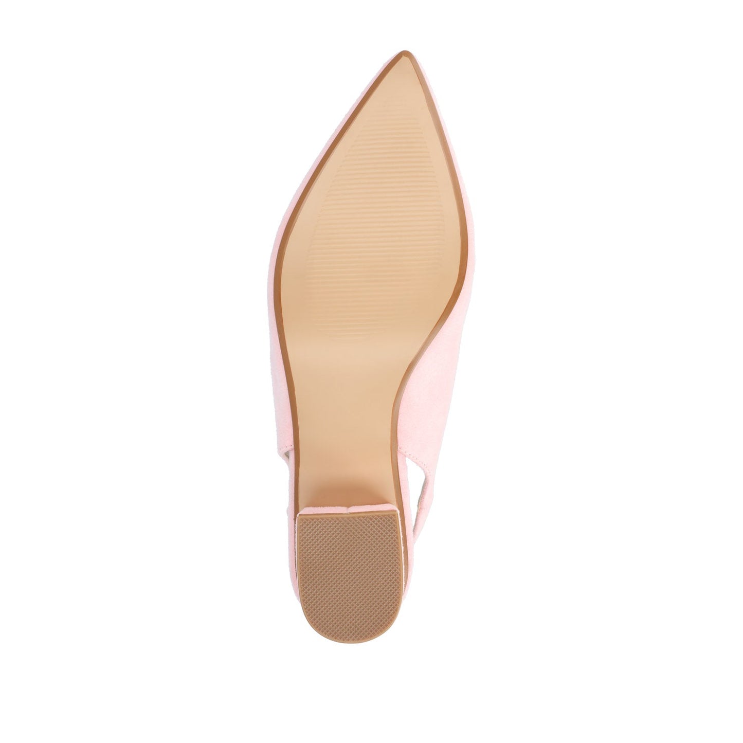 Journee SYLVIA LOW BLOCK HEELS IN WIDE - Pink