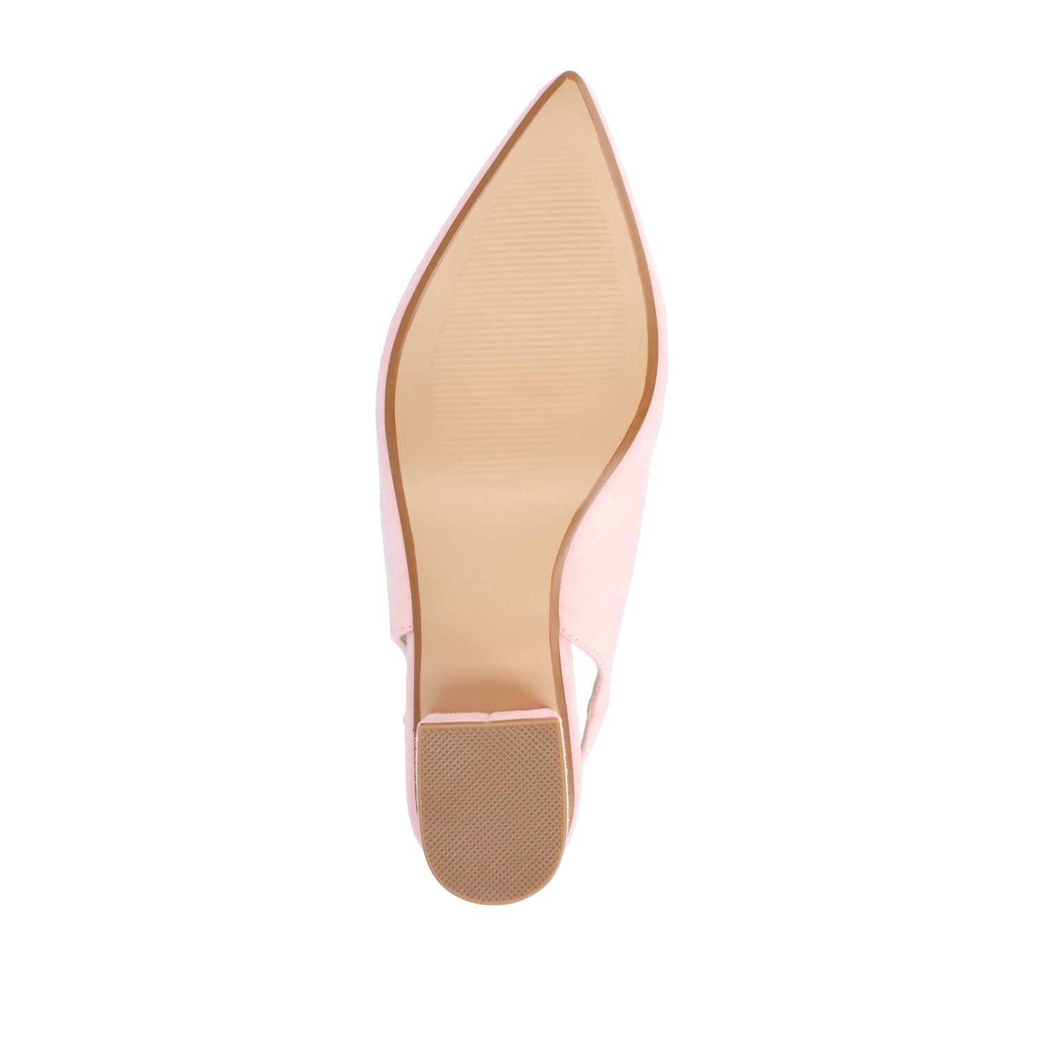 Journee SYLVIA LOW BLOCK HEELS IN WIDE - Pink