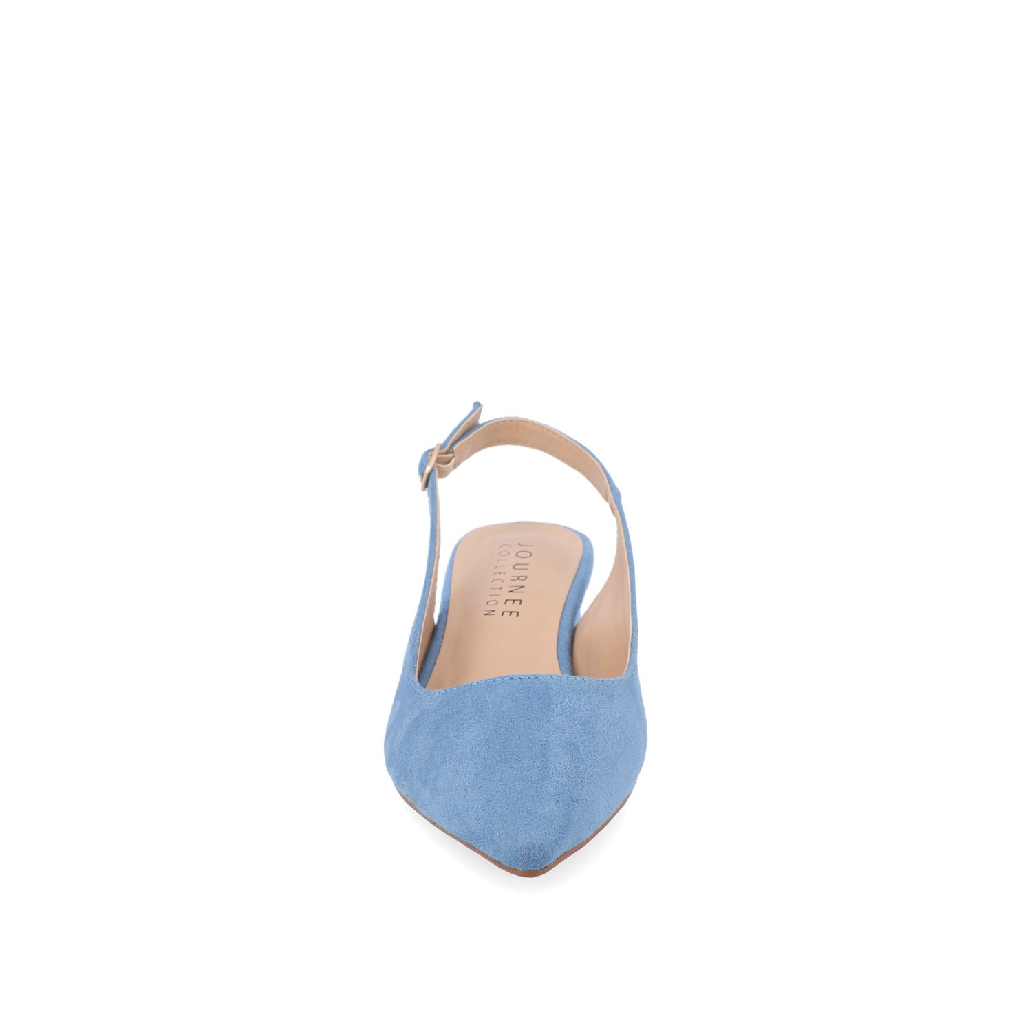 Journee SYLVIA LOW BLOCK HEELS IN WIDE - Blue