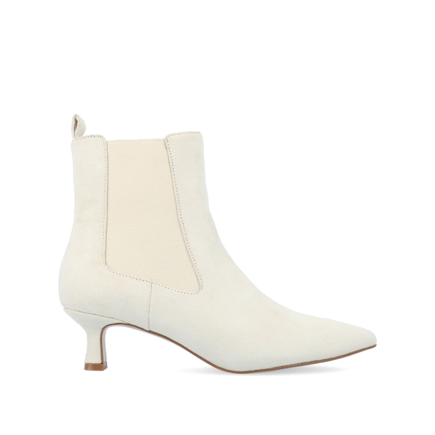 Ivory Faux Suede,6W,Wide