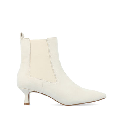Ivory Faux Suede,6W,Wide
