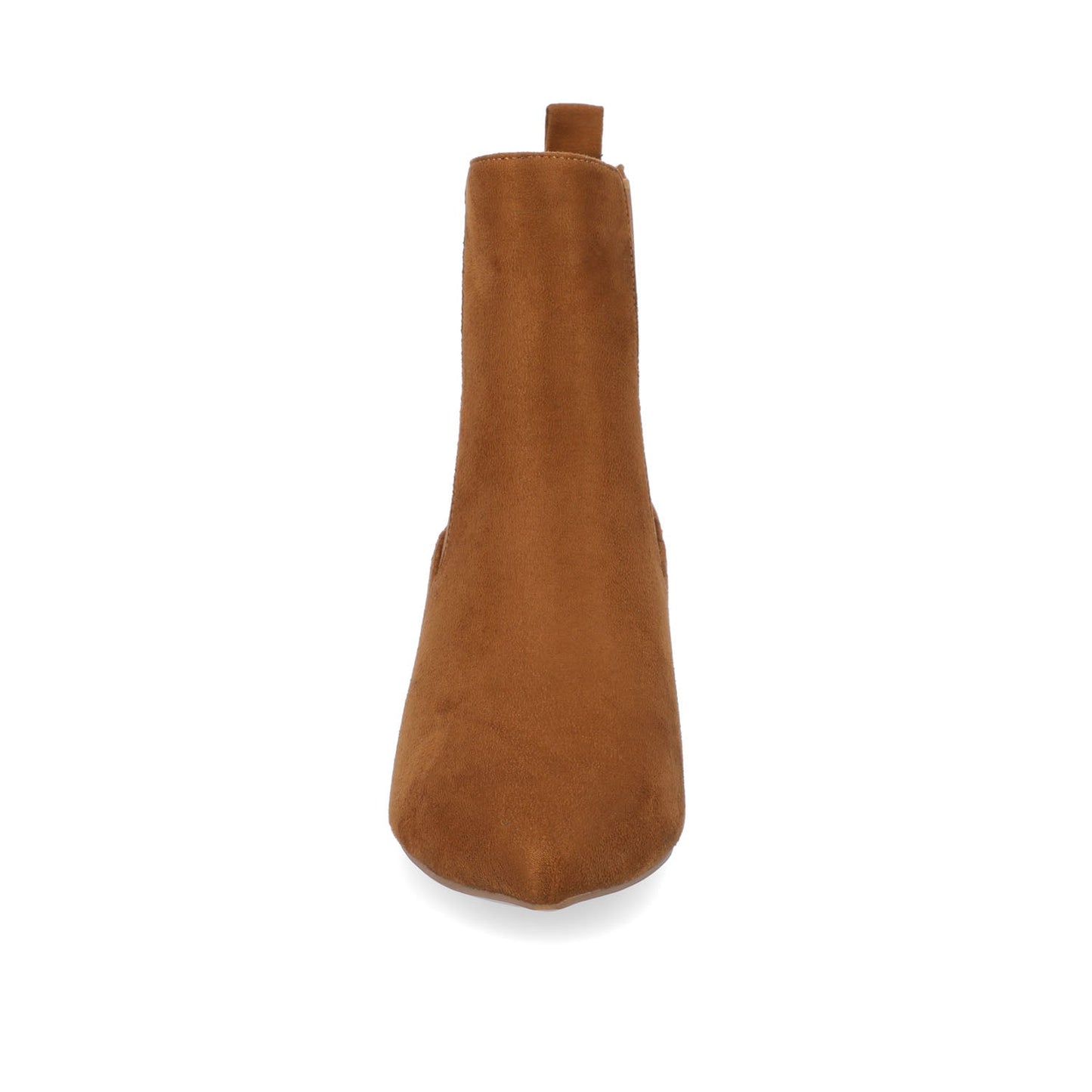 Journee TENLEE CHELSEA BOOTIES IN WIDE - Tan Faux Suede
