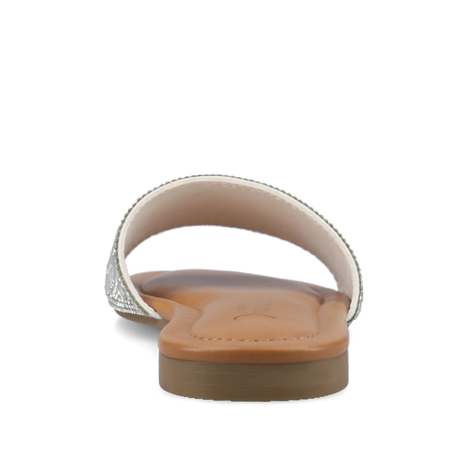 Journee MARIA SLIP ON SANDALS - Silver