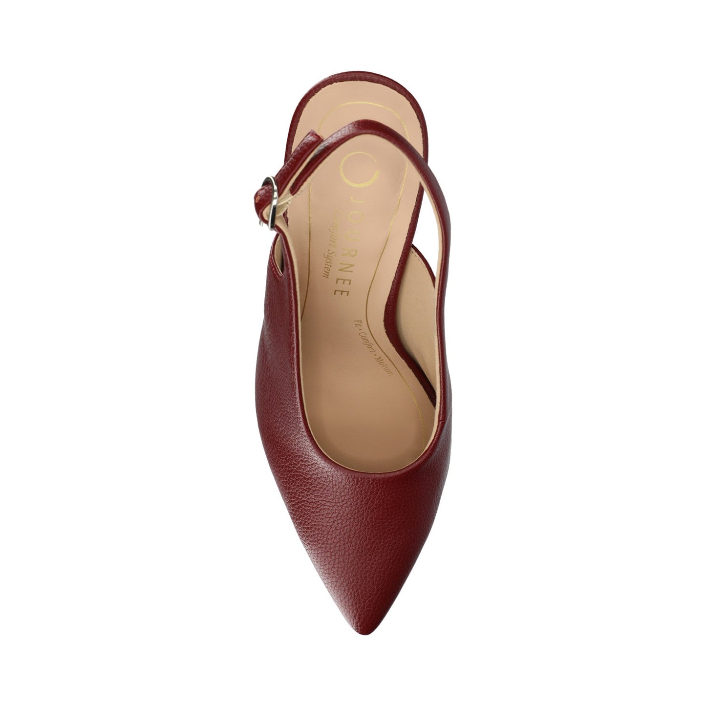Journee VERENA SLING BACK PUMPS - Oxblood