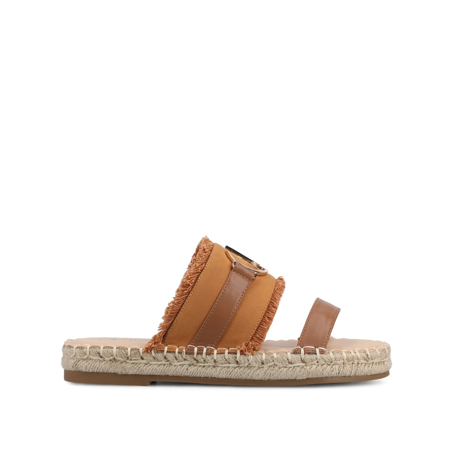 Journee KEELEE ESPADRILLE SANDALS - Cognac