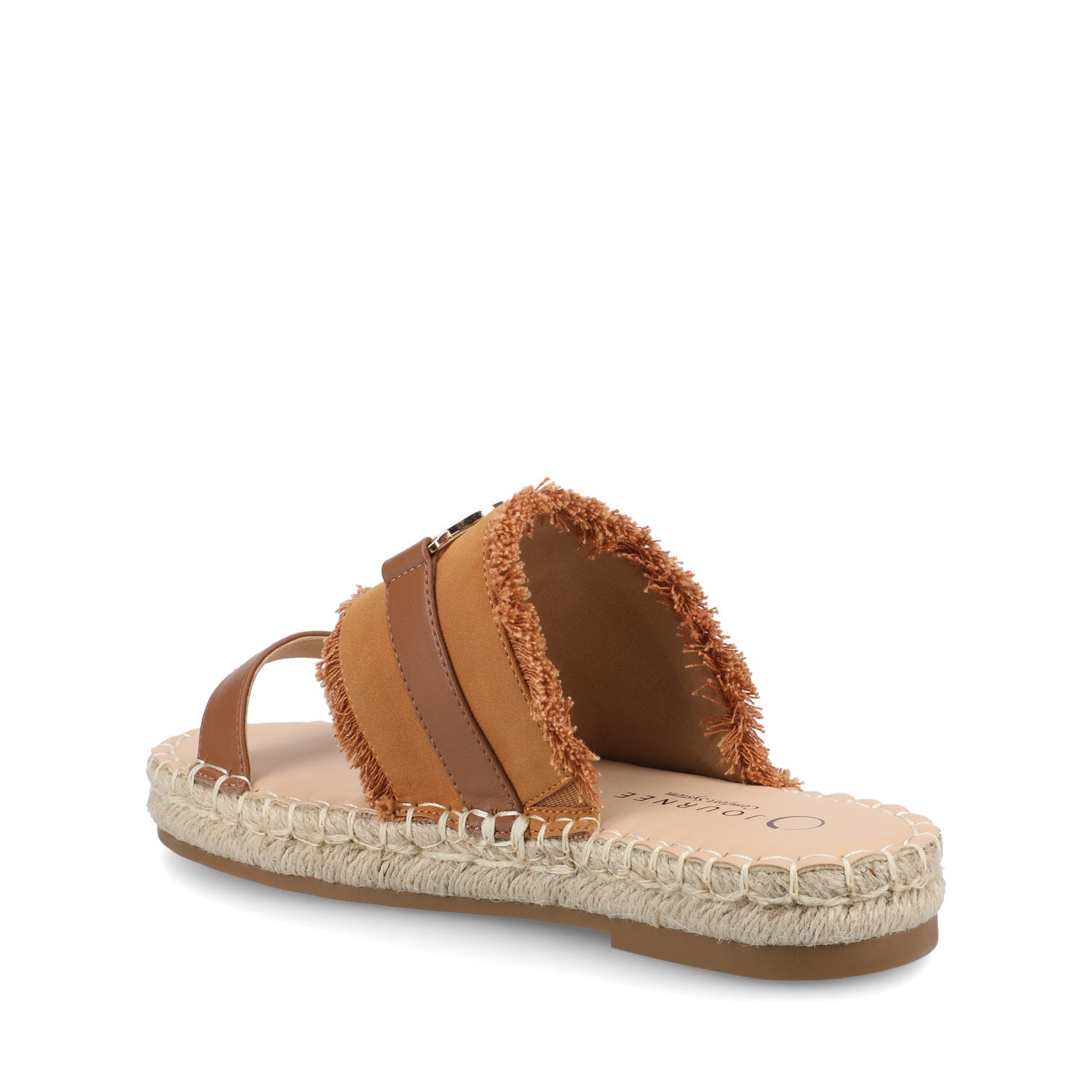 Journee KEELEE ESPADRILLE SANDALS - Cognac