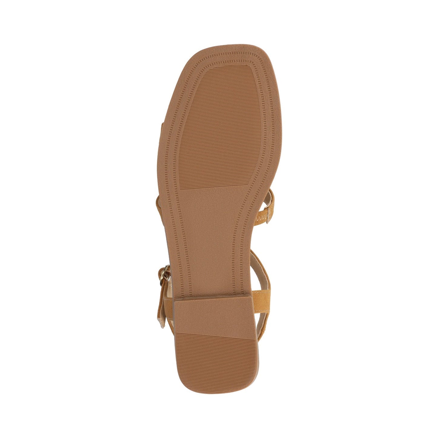 Journee BRILEY ANKLE STRAP SANDALS - Cognac Nubuck