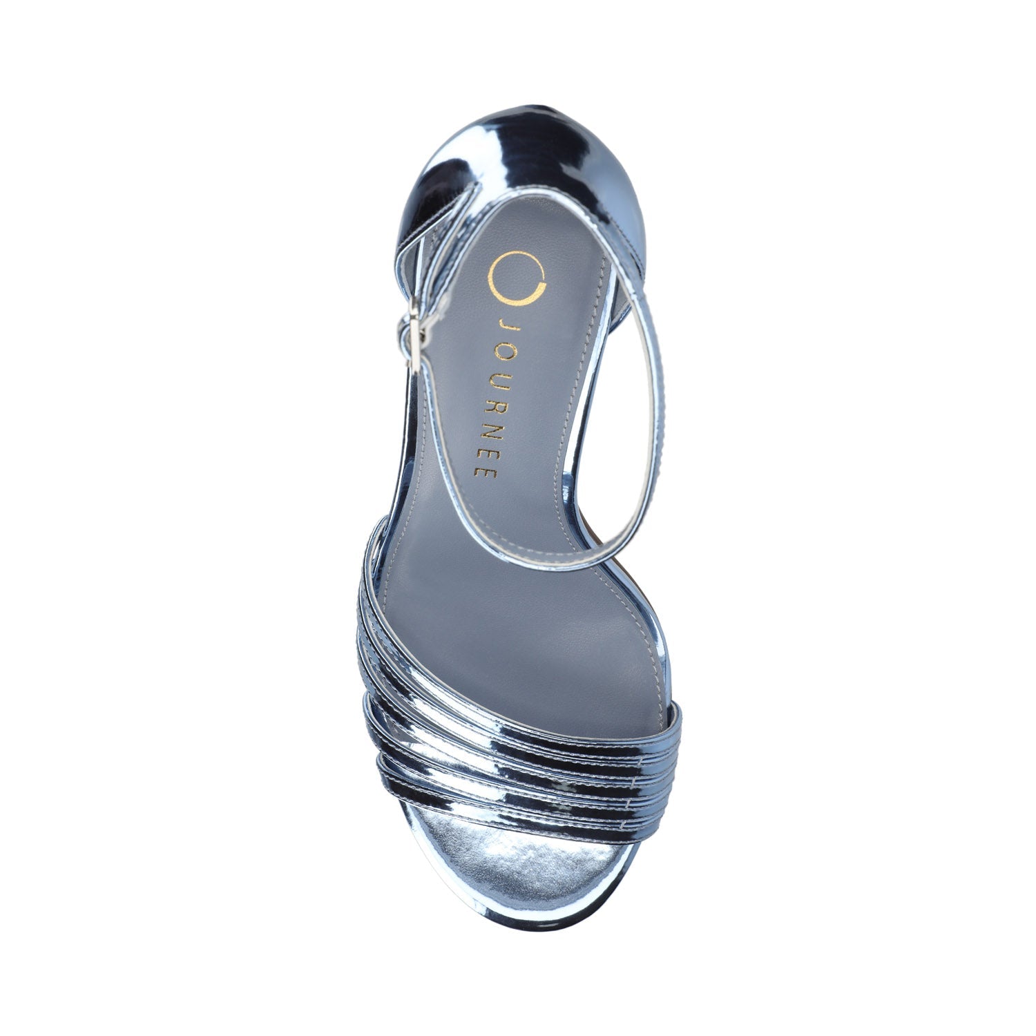 Journee FELICITY STRAPPY SANDALS - Blue