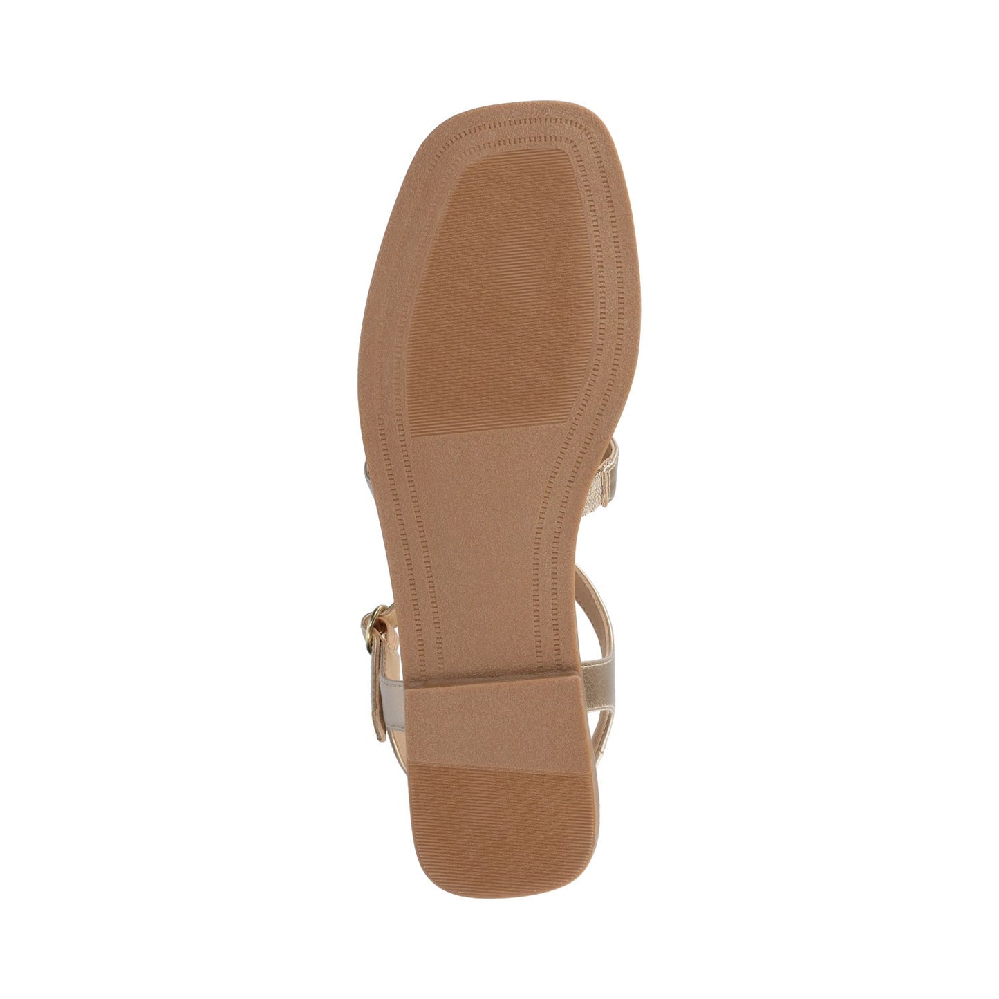 Journee BRILEY ANKLE STRAP SANDALS - Gold