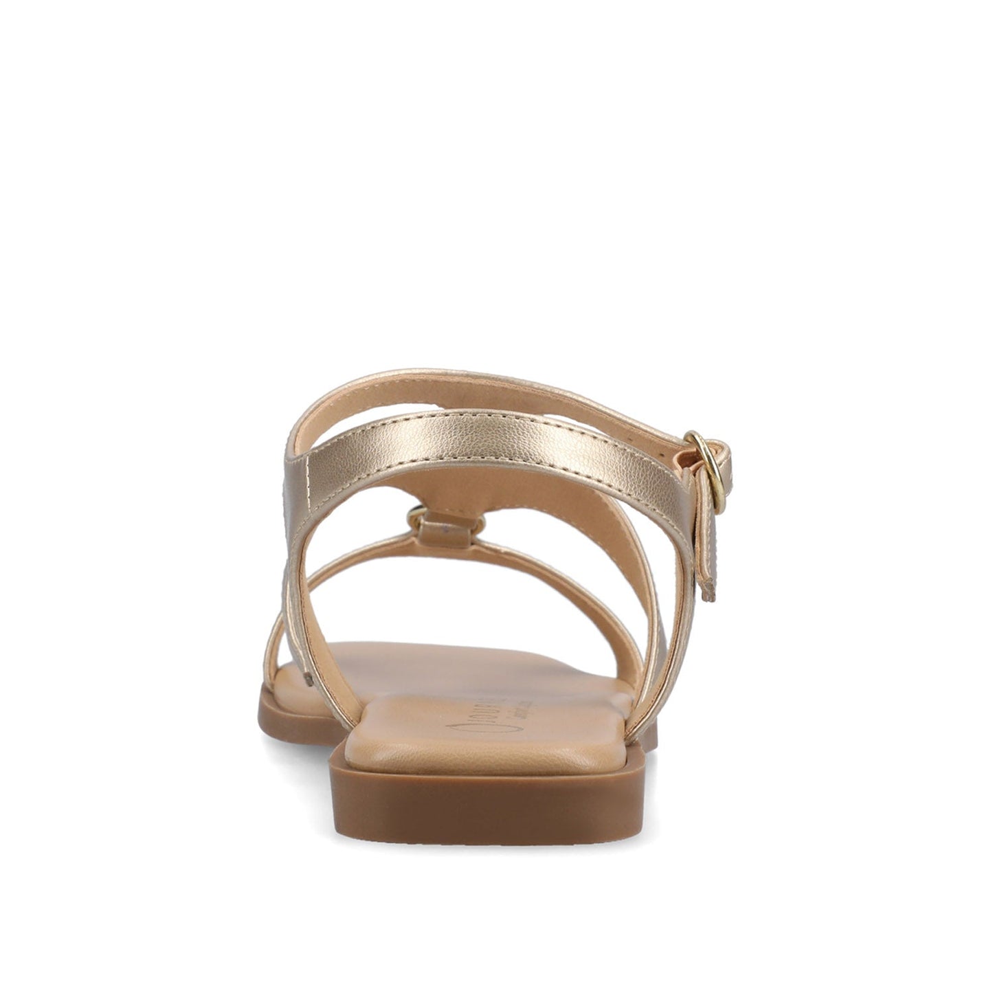Journee BRILEY ANKLE STRAP SANDALS - Gold
