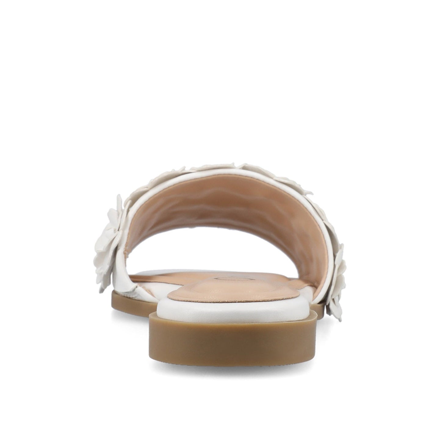 Journee AZALEA SLIP ON SANDALS - White