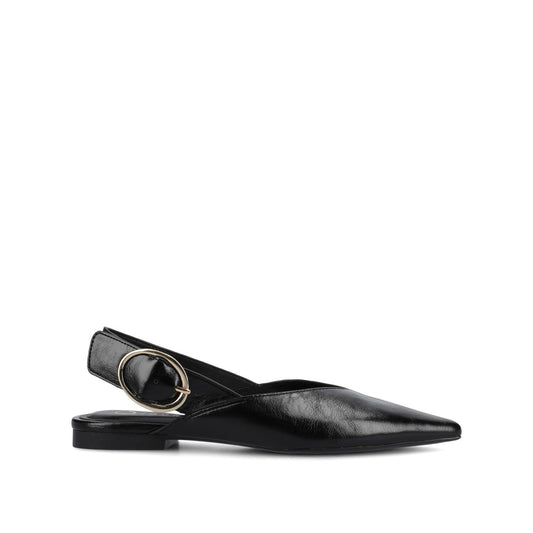 Journee JACQUELINE SLING BACK FLATS - Black