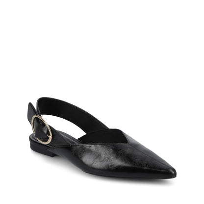 Journee JACQUELINE SLING BACK FLATS - Black