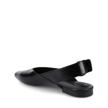 Journee JACQUELINE SLING BACK FLATS - Black