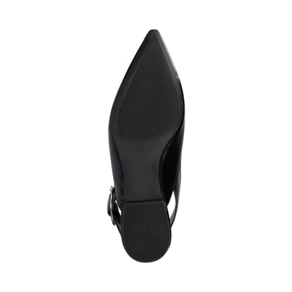 Journee JACQUELINE SLING BACK FLATS - Black