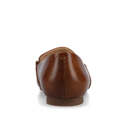 Journee JANNAH TASSEL LOAFER FLATS - Cognac