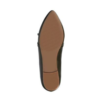 Journee JANNAH TASSEL LOAFER FLATS - Olive