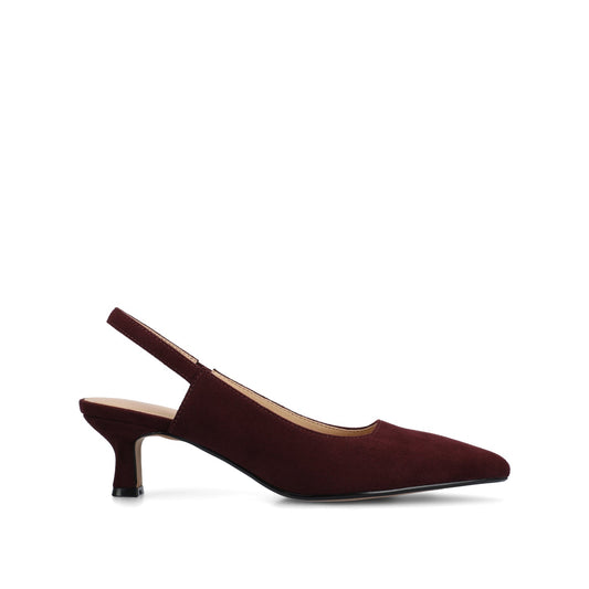 Journee PAULINA SLING BACK PUMPS - Oxblood