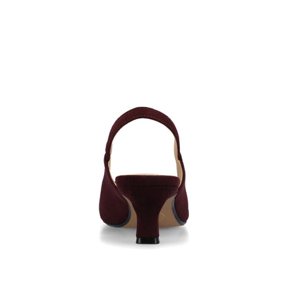 Journee PAULINA SLING BACK PUMPS - Oxblood