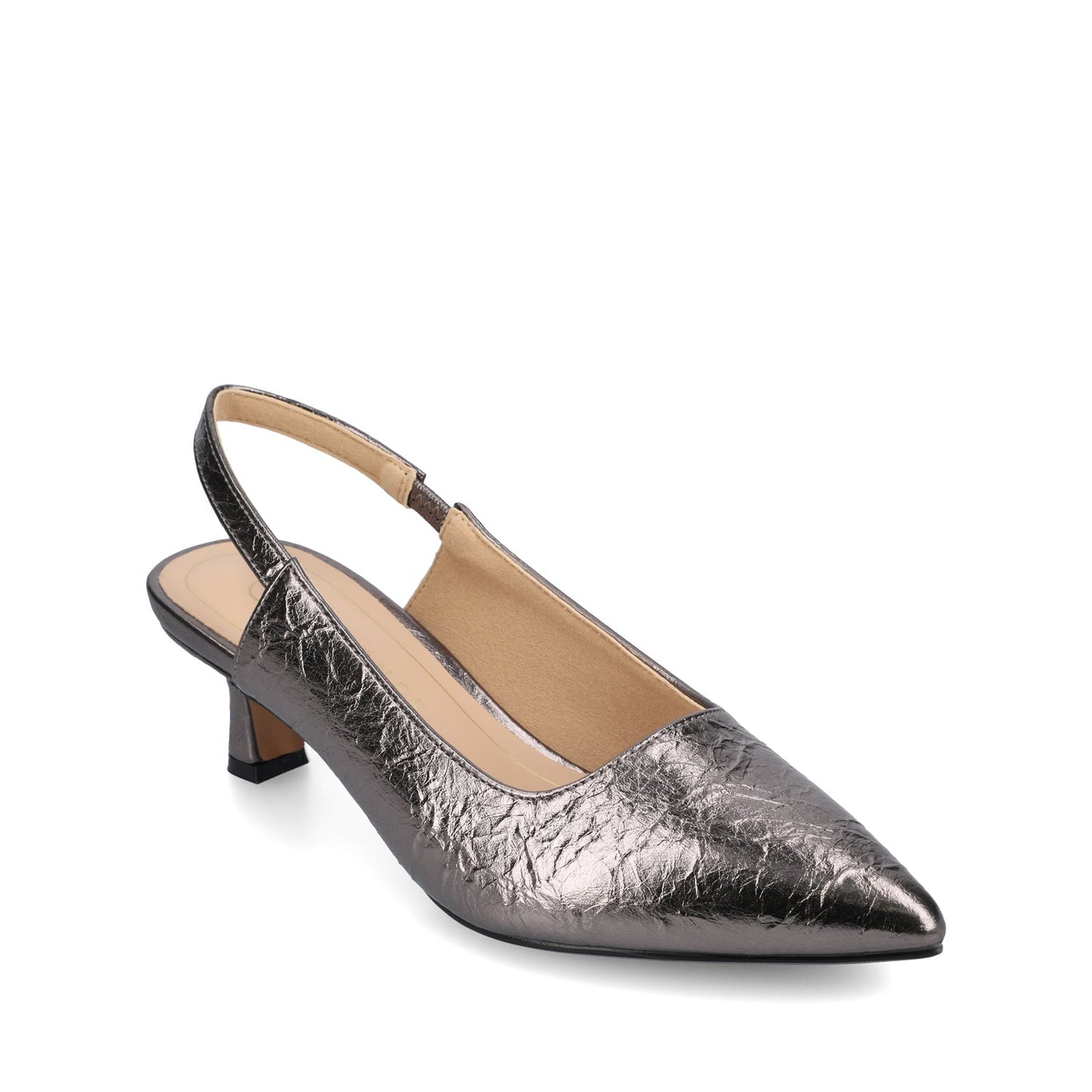 Journee PAULINA SLING BACK PUMPS - Pewter