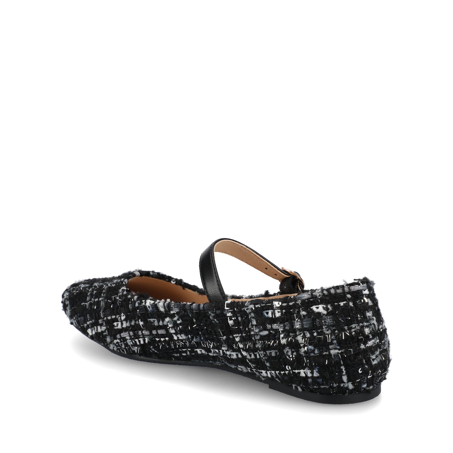 Journee CARRIE DRESS FLATS - Black Tweed