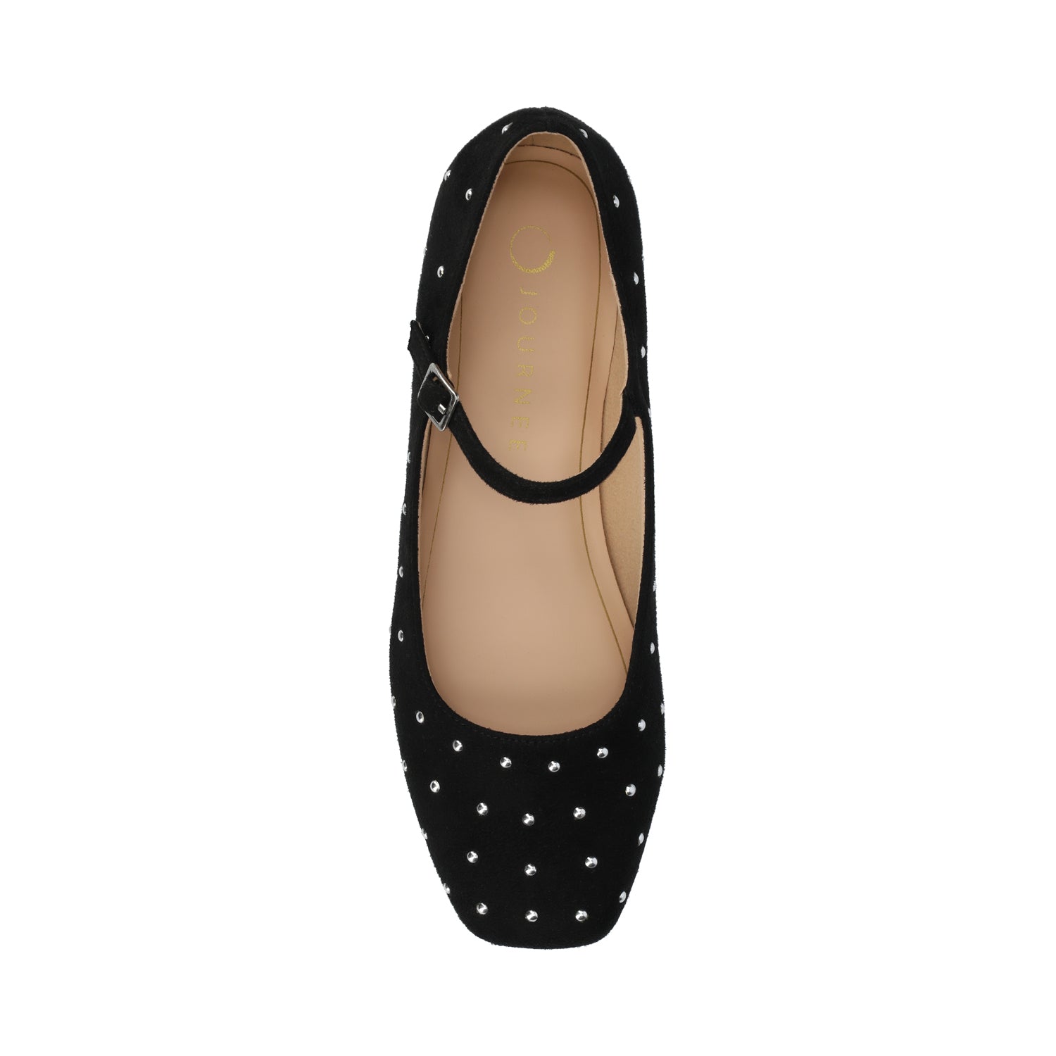 Journee CARRIE DRESS FLATS - Black Stud