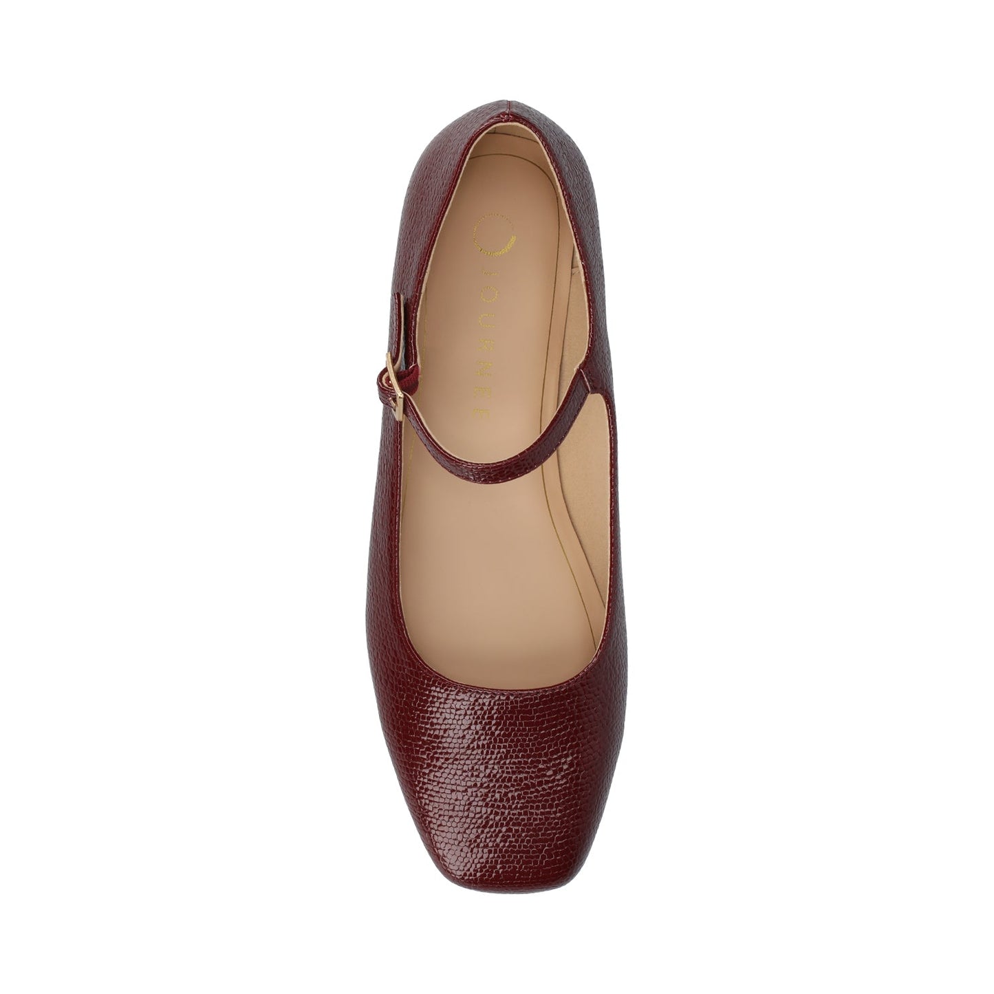 Journee CARRIE DRESS FLATS - Oxblood