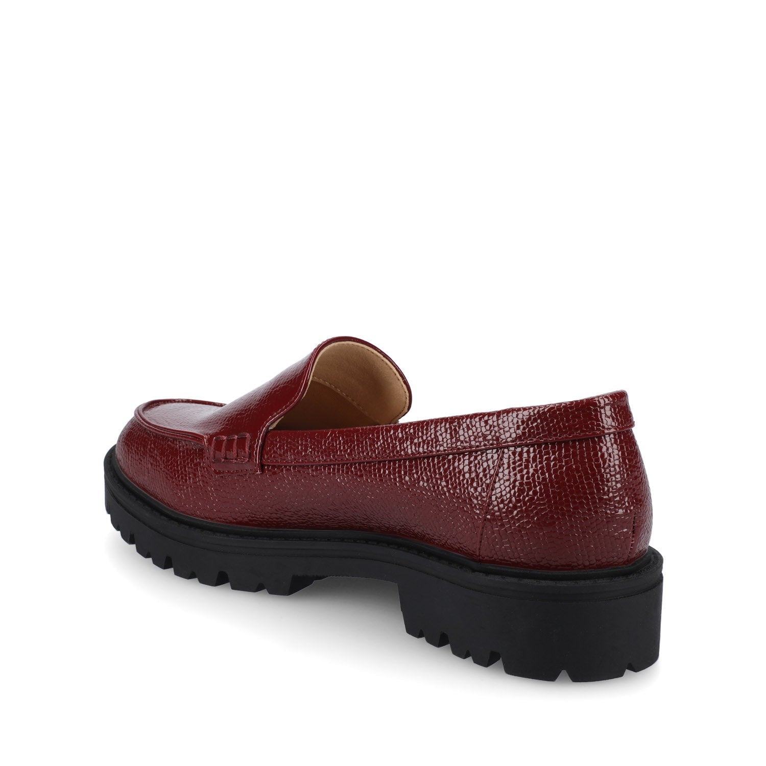 Journee ERIKA SLIP ON LOAFER - Oxblood
