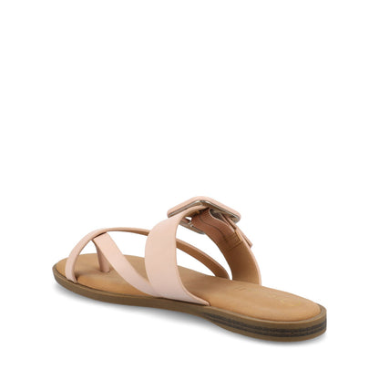 Journee LAYRA FLAT SANDALS - Pink
