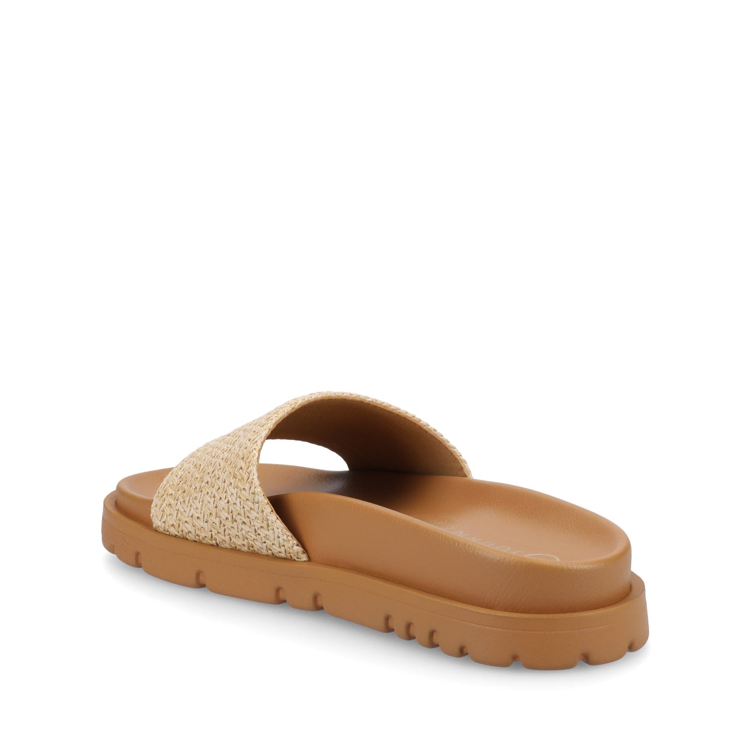 Journee STARR SLIP ON SPORT SANDALS - Natural