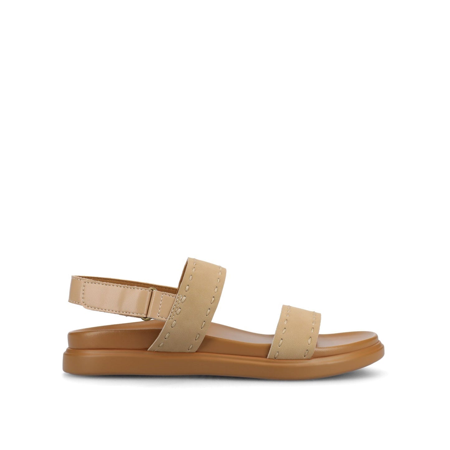 Journee MILIE MULTI STRAP SANDALS - Sand