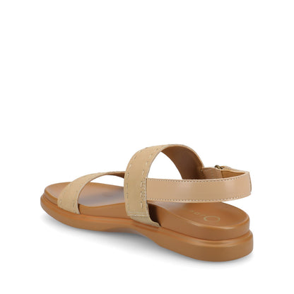 Journee MILIE MULTI STRAP SANDALS - Sand