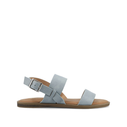 Journee LAVINE MULTI STRAP SANDALS NEW - Denim Blue