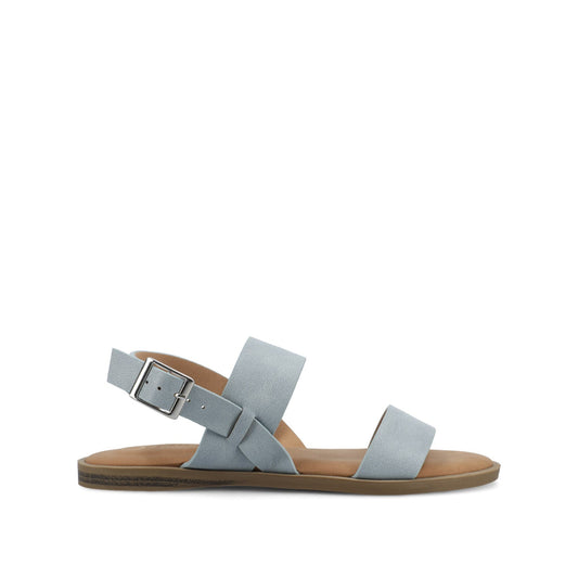 Journee LAVINE MULTI STRAP SANDALS NEW - Denim Blue