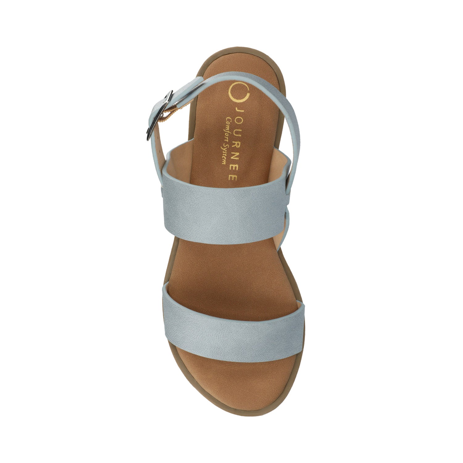 Journee LAVINE MULTI STRAP SANDALS NEW - Denim Blue